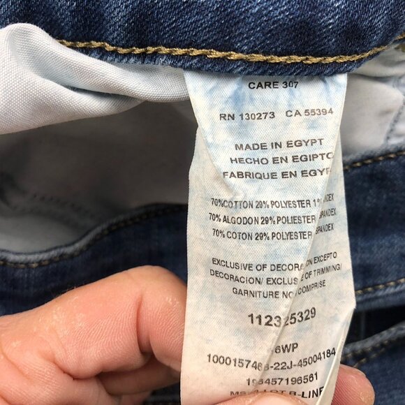 Lee Womens Jeans Size 16WP Smart Fit Stretch Blue Denim Classic Casual Straight - Picture 12 of 16